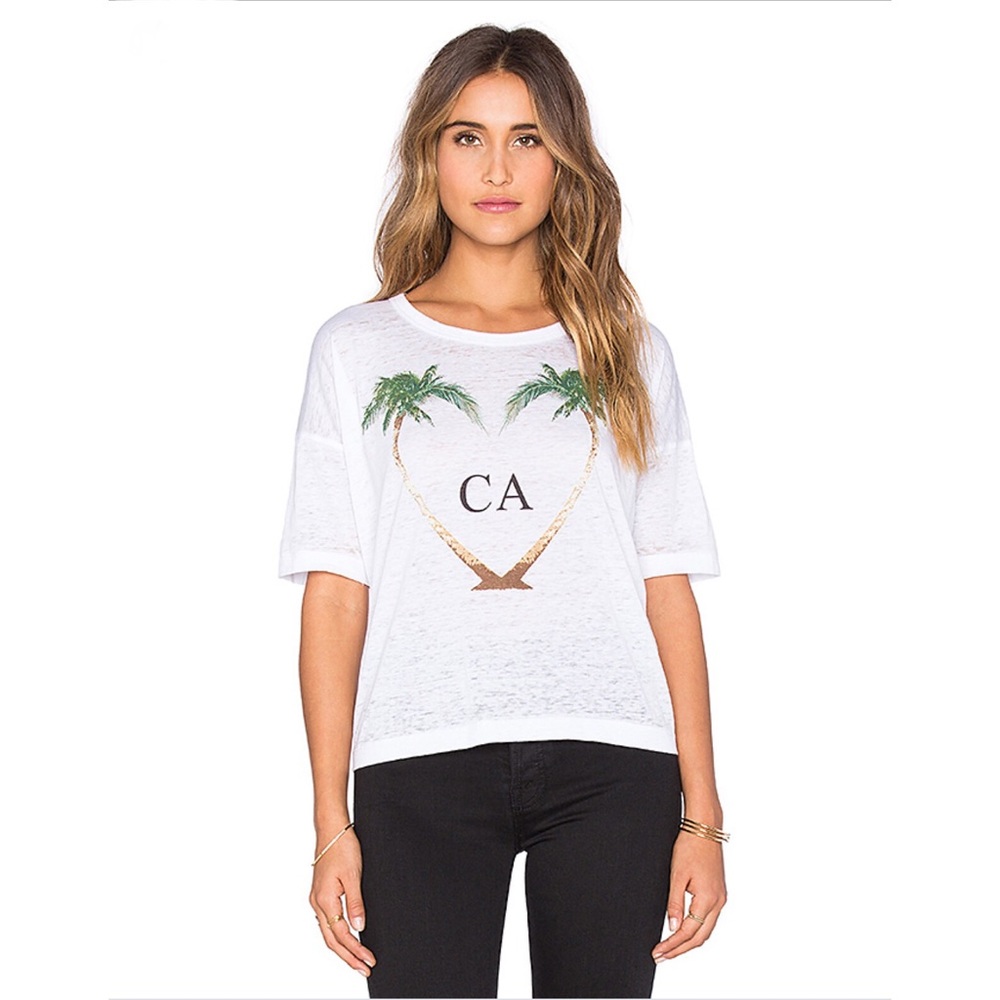 CHASER | Heart Palm Tree Graphic Tee